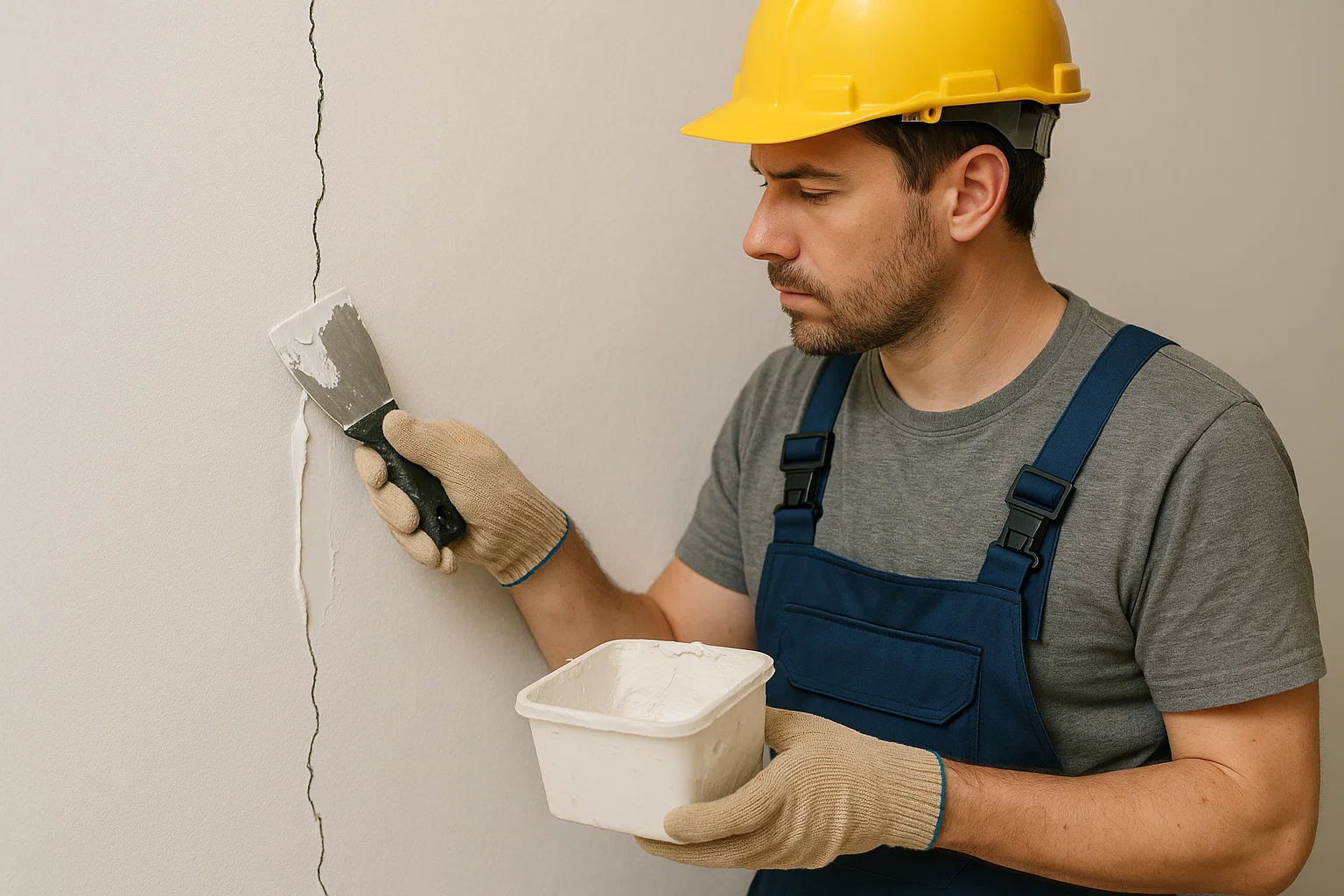 Wall Crack Filling